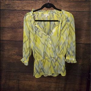 Yellow blouse